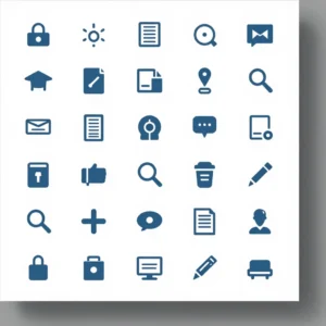 Figma E-Learning Icon & Badge System